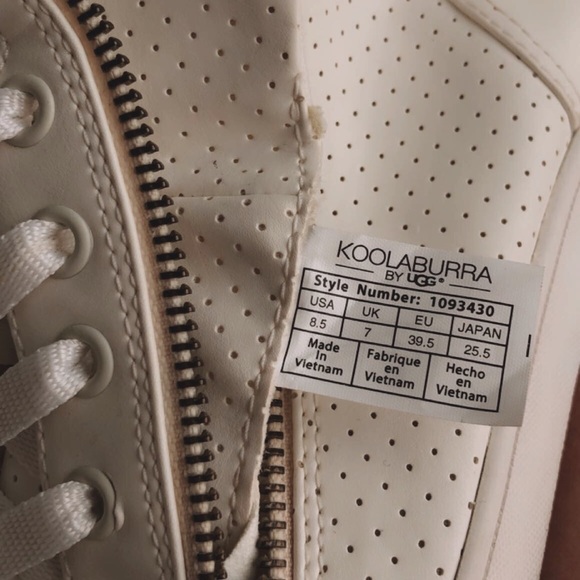 Koolaburra by UGG High Top White Sneakers - Picture 5 of 5